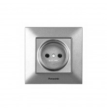 Розетка Panasonic Arkedia Slim срібна WNTC02012SL-UA
