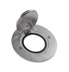 Legrand РОЗЕТКА НАПОЛ. КРУГ. НЕРЖ.CТ. 089701