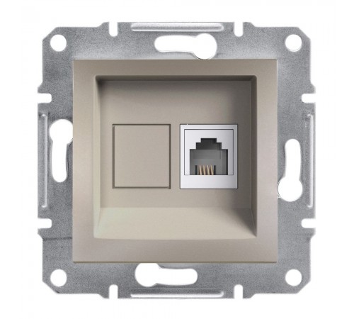 Schneider ASFORA РОЗЕТКА ТЕЛ-НА 4 КОНТ бронза EPH4100169 Schneider ASFORA РОЗЕТКА ТЕЛ-НА 4 КОНТ бронза EPH4100169