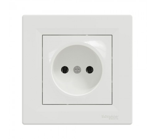 Розетка Schneider Electric Asfora біла одинарна без заземлення внутрішня EPH3000121 Розетка Schneider Electric Asfora біла одинарна без заземлення внутрішня EPH3000121