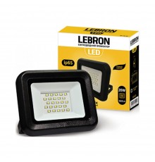 LED світильник прожектор Lebron LF 20W 6000K 1700Lm 17-07-20