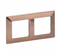 Legrand Valena LIFE Рамка 2 пости Мідь 754162