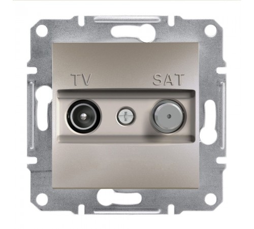 Schneider ASFORA РОЗЕТКА TV-SAT ПРОХ 8дБ бронза EPH3400369 Schneider ASFORA РОЗЕТКА TV-SAT ПРОХ 8дБ бронза EPH3400369
