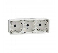 Schneider MUREVA S ПОТРІЙН БОКС зовн монт горизонт БІЛ IP55 MUR39913