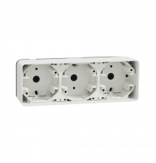 Schneider MUREVA S ПОТРІЙН БОКС зовн монт горизонт БІЛ IP55 MUR39913