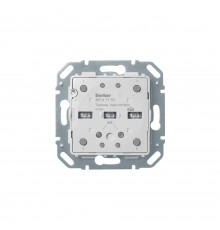BERKER Q.x/K.x механізм Вимикач модульний 1-клавішний KNX-TP+EASY з шинним зєднувачем 80141170