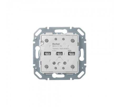 BERKER Q.x/K.x механізм Вимикач модульний 1-клавішний KNX-TP+EASY з шинним зєднувачем 80141170