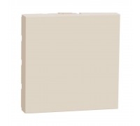 Заглушка Schneider Electric Unica New бежева 2-модульна NU986644