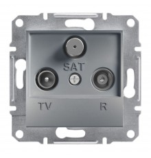 Schneider ASFORA РОЗЕТКА TV-R-SAT КІНЦЕВА сталь EPH3500162