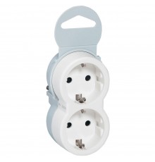 Legrand Розетка переносна 2х2К+З 050655