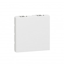 Legrand MOSAIC Заглушка 2 модуль колір Білий 077071