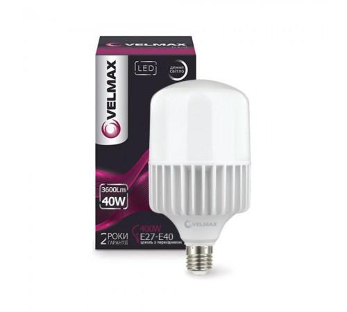 LED лампа V-A118 50W E27-E40 6500K 4500Lm 21-90-35-1 Velmax