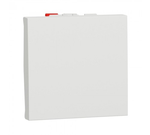 Вимикач кнопковий Schneider Electric Unica New білий одноклавішний 2-модульний NU320618 Вимикач кнопковий Schneider Electric Unica New білий одноклавішний 2-модульний NU320618