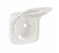 Legrand Valena ALLURE Накладка розетки 2К+З з кришкою Жемчуг Жемчуг 754849