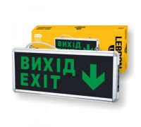 LED світильник аварійний EBRON L-EL 2W AC/DC 600mAh NI-CD 2сторони 16-96-22 Lebron