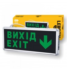 LED світильник аварійний EBRON L-EL 2W AC/DC 600mAh NI-CD 2сторони 16-96-22 Lebron