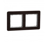 Schneider Sedna Design Рамка 2-а кратна "Sedna Elements" Венге SDD381802