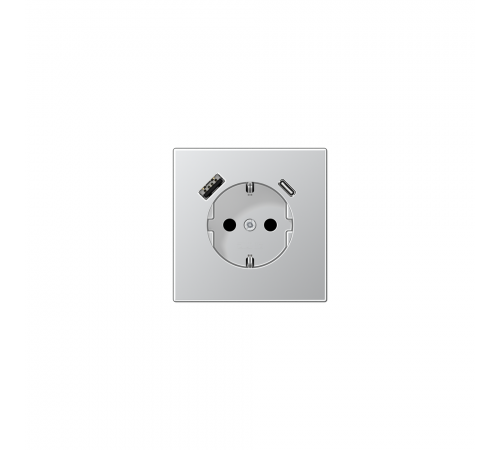 JUNG LSx-механізм Розетка SCHUKO® з USB-інтерфейсом алюміній AL1520-15CA-L JUNG LSx-механізм Розетка SCHUKO® з USB-інтерфейсом алюміній AL1520-15CA-L