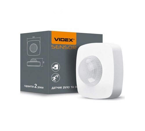 Датчик руху та освітленості VIDEX VL-SPC24W 220V 1200W інфрачервоний VL-SPC24W Датчик руху та освітленості VIDEX VL-SPC24W 220V 1200W інфрачервоний VL-SPC24W