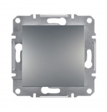 Вимикач Schneider Electric Asfora сталь одноклавішний внутрішній EPH0100162