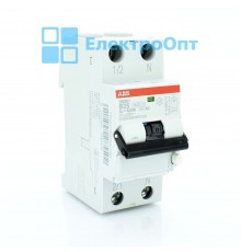 Диференційний автомат ABB AC 2P 6kA B-25 30mA DS201B25/AC-0,03