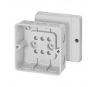Розподільна коробка HENSEL з кришкою DE 9340 Z 88x88x47 mm IP55 сіра