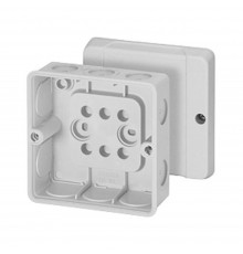 Розподільна коробка HENSEL з кришкою DE 9340 Z 88x88x47 mm IP55 сіра