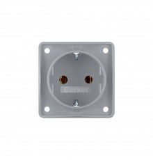 BERKER Integro механізм Розетка з з/к 16А/250В сірий 947782506