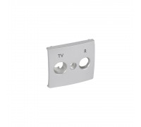 Legrand Valena Classic Накладка Д/Роз ТV/Fm Алюміній 770142