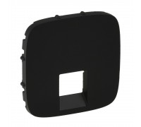 Накладка розетки Legrand Valena Allure антрацит RJ11/RJ45 одинарна 755418