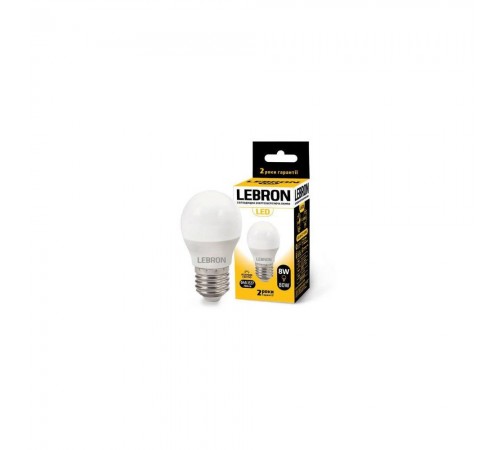 Лампа LED L-G45 8W 220V E27 4100K 720Lm 11-12-58 Лампа LED L-G45 8W 220V E27 4100K 720Lm 11-12-58