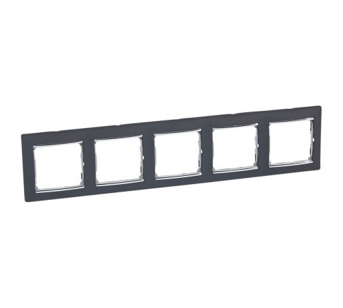Legrand Valena Classic Рамка 5 постів Нюктюрн срібний штрих 770395 Legrand Valena Classic Рамка 5 постів Нюктюрн срібний штрих 770395