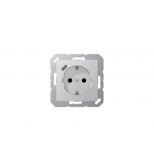 JUNG A Розетка SСHUKO з USB тип C алюміній A1520-18CAL