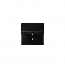 JUNG LS.x механізм SCHUKO®-розетка 16 A / 250 B ~ матовий чорний графіт LS1520BFKLSWM
