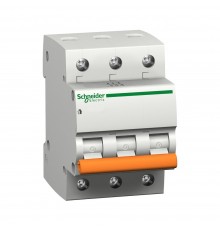 Автоматичний вимикач Schneider Electric 3p ВА63 10А С (4,5кА) (C1) 11222