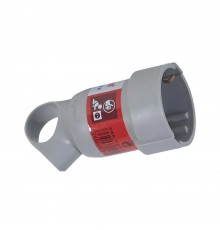 Розетка Legrand сіра 2К+З 16А 050193