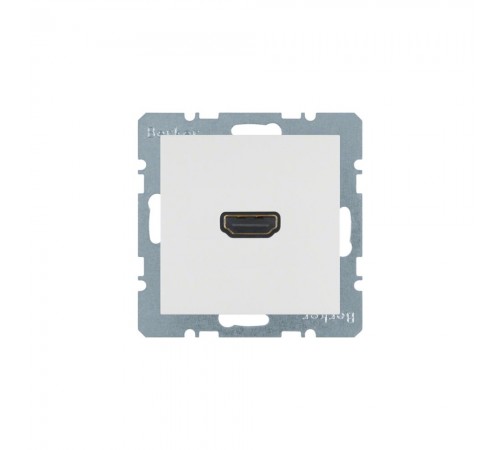 BERKER S.x/B.x механізм HDMI-розетка підключення сзаду під кутом 90град. пол.білий 3315438989