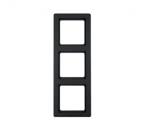 Рамка 3 поста Berker Q.1 антрацит 10136086 Рамка 3 поста Berker Q.1 антрацит 10136086
