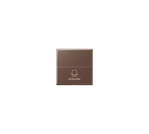 JUNG A Накладка карткового вимикача HOTELCARD мокко A590CARDMO