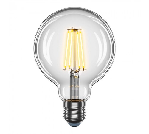Лампа LED V-Filament-G95, 8W, E27, 4100K, 800Lm 21-46-22 Velmax Лампа LED V-Filament-G95, 8W, E27, 4100K, 800Lm 21-46-22 Velmax
