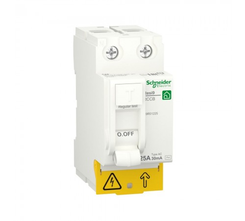Дифреле (ПЗВ) Schneider Electric Resi 9 2p 25A АС 30mA (C2) R9R51225 Дифреле (ПЗВ) Schneider Electric Resi 9 2p 25A АС 30mA (C2) R9R51225