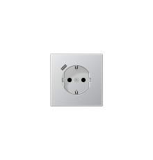 JUNG LSx-механізм Розетка SCHUKO® з USB-інтерфейсом алюміній AL1520-18C-L