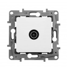 Розетка TV зірка Legrand Etika білий 672251