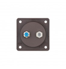 BERKER Integro механізм Розетка Radio/SAT (F-type) коричневий 945602501