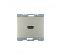 BERKER ARSYS механізм HDMI-розетка сталевий лак 3315429004