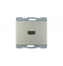 BERKER ARSYS механізм HDMI-розетка сталевий лак 3315429004