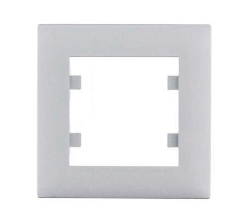 Рамка Hager Lumina Intens срібна 1 пост WL5512 Рамка Hager Lumina Intens срібна 1 пост WL5512
