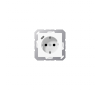 JUNG A Розетка SCHUKO з USB тип C білий A1520-18CWW