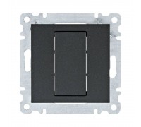 Заглушка Hager Lumina чорна WL7013