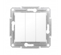 Вимикач Schneider Electric Sedna білий 3-клавішний внутрішній SDN0300621